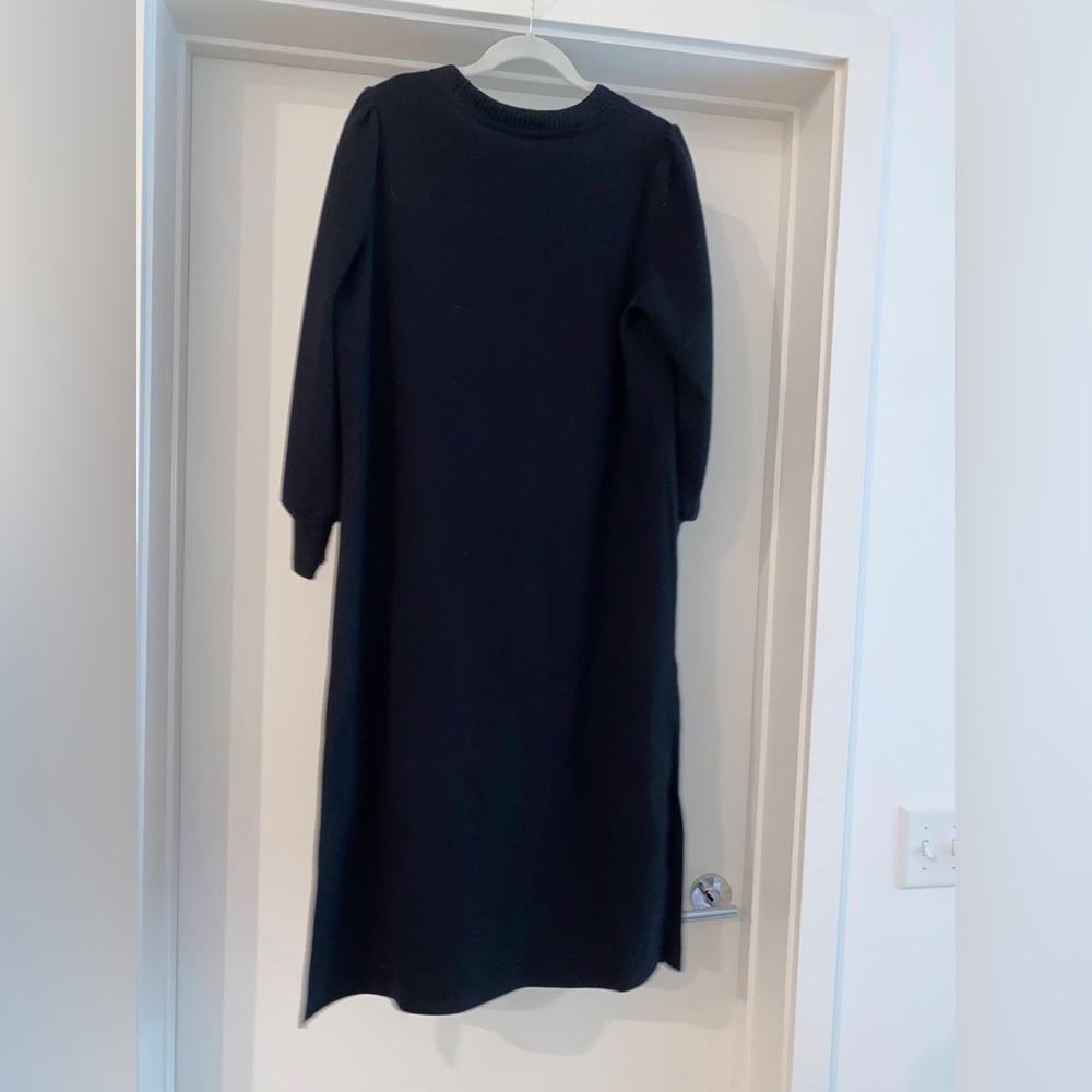 Who what wear black polyester dress